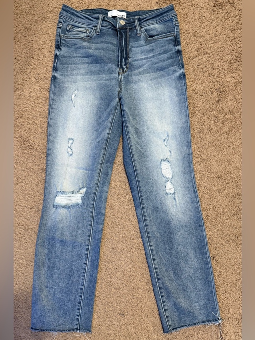 Light Blue Women’s Skinny Distressed Jeans